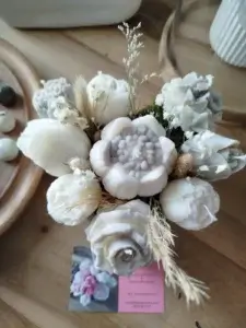 Mon coeur en bouquet de bougies