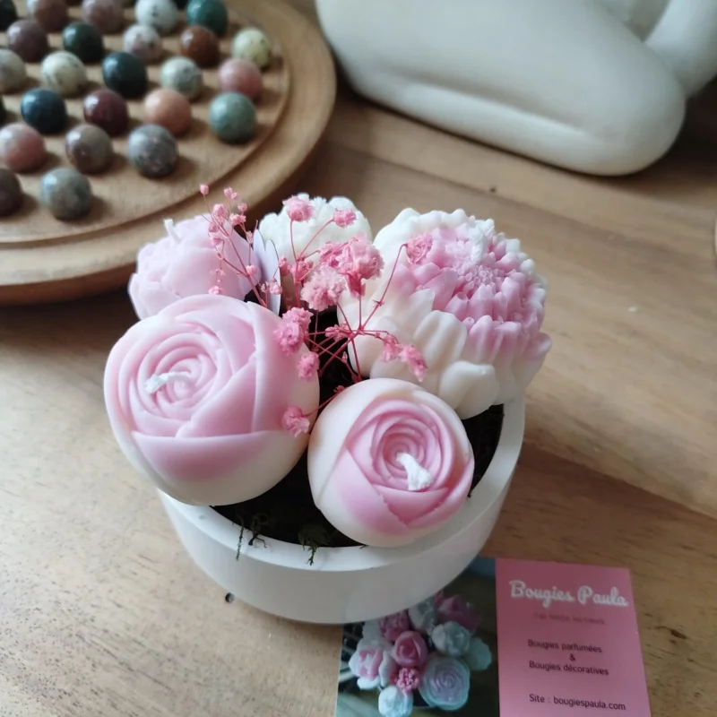 Compositions florales en coupelle